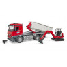 MB Arocs LKW + Schaeff HR16