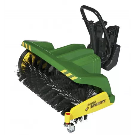 Barredora para tractor a pedales color verde