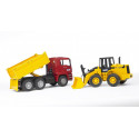 Camion Man TGA con excavadora FR 130 - escala 1:16