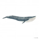 Figura detallada de ballena azul Schleich, juguete educativo de vida marina para niños.