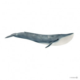 Figura detallada de ballena azul Schleich, juguete educativo de vida marina para niños.
