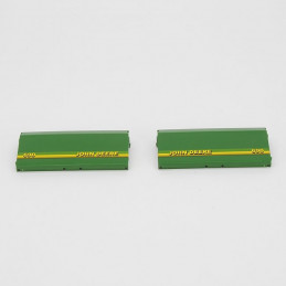 Tapas laterales de repuesto para empacadora de juguete John Deere Bruder escala 1:16.
