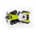 Tractor de juguete Claas Xerion 5000 de Bruder a escala 1:16 con cabina giratoria y neumáticos perfilados.