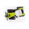 Tractor de juguete Claas Xerion 5000 de Bruder a escala 1:16 con cabina giratoria y neumáticos perfilados.