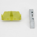 Adaptador de contrapeso Claas Disco a escala 1:16 para tractores de juguete Bruder.