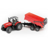 Massey 7480 con remolque