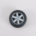Rueda de repuesto original a escala 1:16 para coche de juguete Land Rover de Bruder.