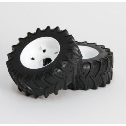 Ruedas traseras de repuesto para tractores de juguete Bruder Steyr y New Holland