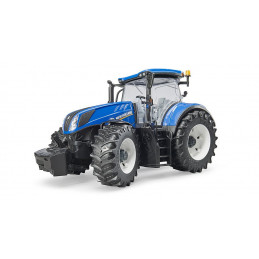 Tractor de juguete New Holland T7.315 a escala 1:16 con puertas y capó abribles