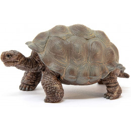 Figura de juguete de tortuga gigante Schleich pintada a mano para coleccionistas y niños