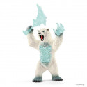 Figura de juguete del Oso Blizzard con piqueta de hielo de Eldrador Creatures