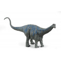 Figura de juguete de brontosaurio de Schleich pintada a mano con detalles realistas para niños y coleccionistas.
