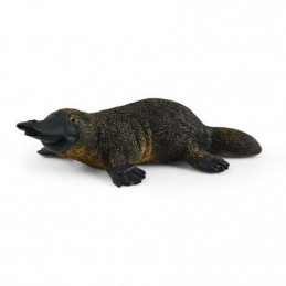 Figura realista de ornitorrinco de Schleich, juguete educativo detallado de la fauna australiana.