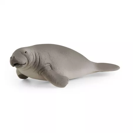 Figura realista de vaquita marina de Schleich, juguete educativo para niños sobre mamíferos marinos.