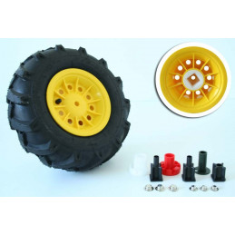 Rueda neumática derecha de 6 pulgadas 310-95 para tractores de pedales Rolly Toys