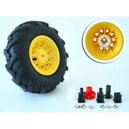 Rueda izquierda neumática de 6 pulgadas 310-95 para vehículos Rolly Toys
