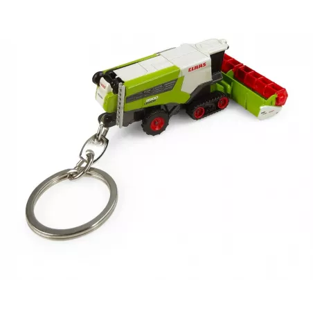 Miniatura de cosechadora Claas Lexion 8900 Terra Trac de Universal Hobbies con orugas y detalles de metal.