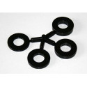 Accesorio de 4 pliegues de plástico resistente para tractor de juguete Rolly Toys.