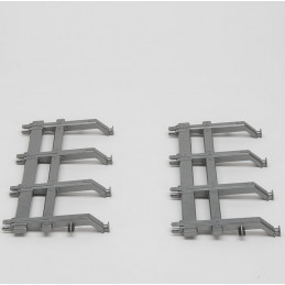 Set de estacas de alta resistencia escala 1:16 para camión de juguete Bruder