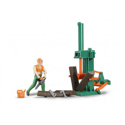 Set Forestal con muñeco - escala 1:16