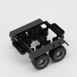 Chasis de juguete Pöttinger Jumbo 6600 de Bruder a escala 1:16 para tractores infantiles.