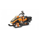 Snowmobil con conductor - escala 1:16