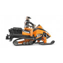 Snowmobil con conductor - escala 1:16