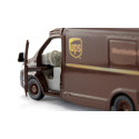 Furgoneta UPS Mercedes-Benz Sprinter a escala 1:50 de juguete y colección con puertas practicables.