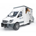 Coche MB para transporte caballo incluye un caballo - Escala 1:16