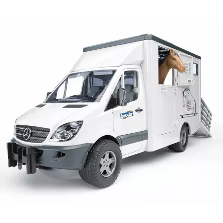 Coche MB para transporte caballo incluye un caballo - Escala 1:16