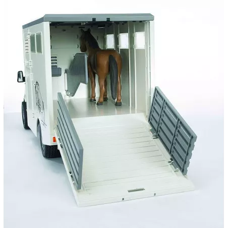 Coche MB para transporte caballo incluye un caballo - Escala 1:16