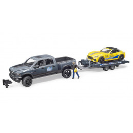 Camioneta de juguete RAM 2500 Power Wagon Racing Team a escala 1:16