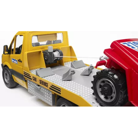 Camion Mercedes Benz Sprinter grua con todoterreno - Escala 1:16