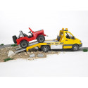 Camion Mercedes Benz Sprinter grua con todoterreno - Escala 1:16