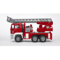 Camion Bomberos MAN con escalera y luz sonido - escala 1:16