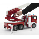 Camión de bomberos de juguete SCANIA de Bruder a escala 1:16 fabricado en plástico ABS.