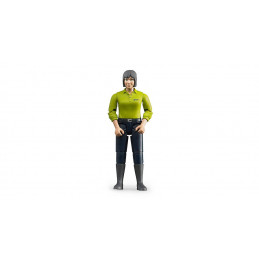 Mujer de piel clara con pantalon oscuro - escala 1:16