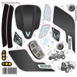 Pegatina Kid Valtra de repuesto para tractor de juguete Rolly Toys