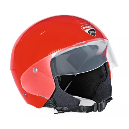 Casco de seguridad infantil Ducati Peg Perego homologado para niños a partir de 2 años.