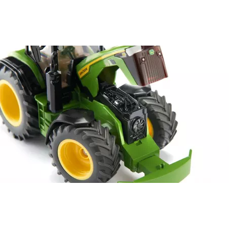 Tractor de juguete John Deere 8R 370 a escala 1:32 fabricado en metal y plástico