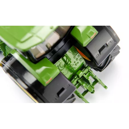 Tractor de juguete John Deere 8R 370 a escala 1:32 fabricado en metal y plástico