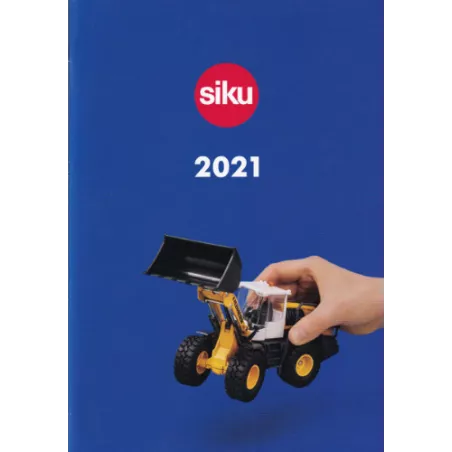 Catálogo oficial Siku 2021 con la colección completa de vehículos en miniatura y modelos a escala para coleccionistas.