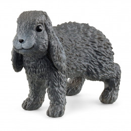 Figura de juguete de conejo de orejas largas Schleich pintada a mano con detalles realistas