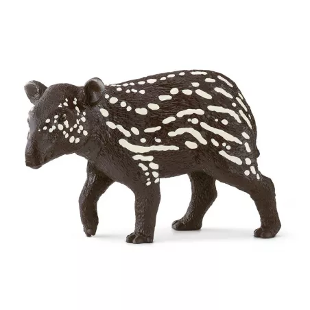 Figura de tapir macho de Schleich detallada y pintada a mano para juego educativo y colección.