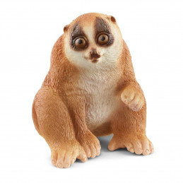 Figura de loris perezoso de Schleich, juguete realista detallado para niños y coleccionistas.