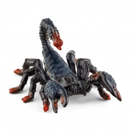 Figura detallada de escorpión emperador Schleich pintada a mano para coleccionistas y juego educativo.