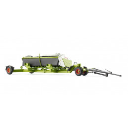 Claas Direct Disc 520 con carro cabezal a escala 1:32 para diorama agrícola.
