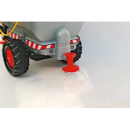 Cisterna Gris para tractor a pedales con bomba