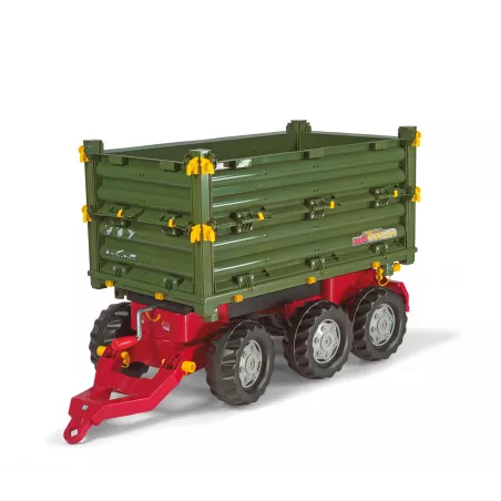 Remolque 3 ejes para tractor a pedales