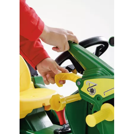 Tractor John Deere con pala ruedas neumaticas y marchas a pedales